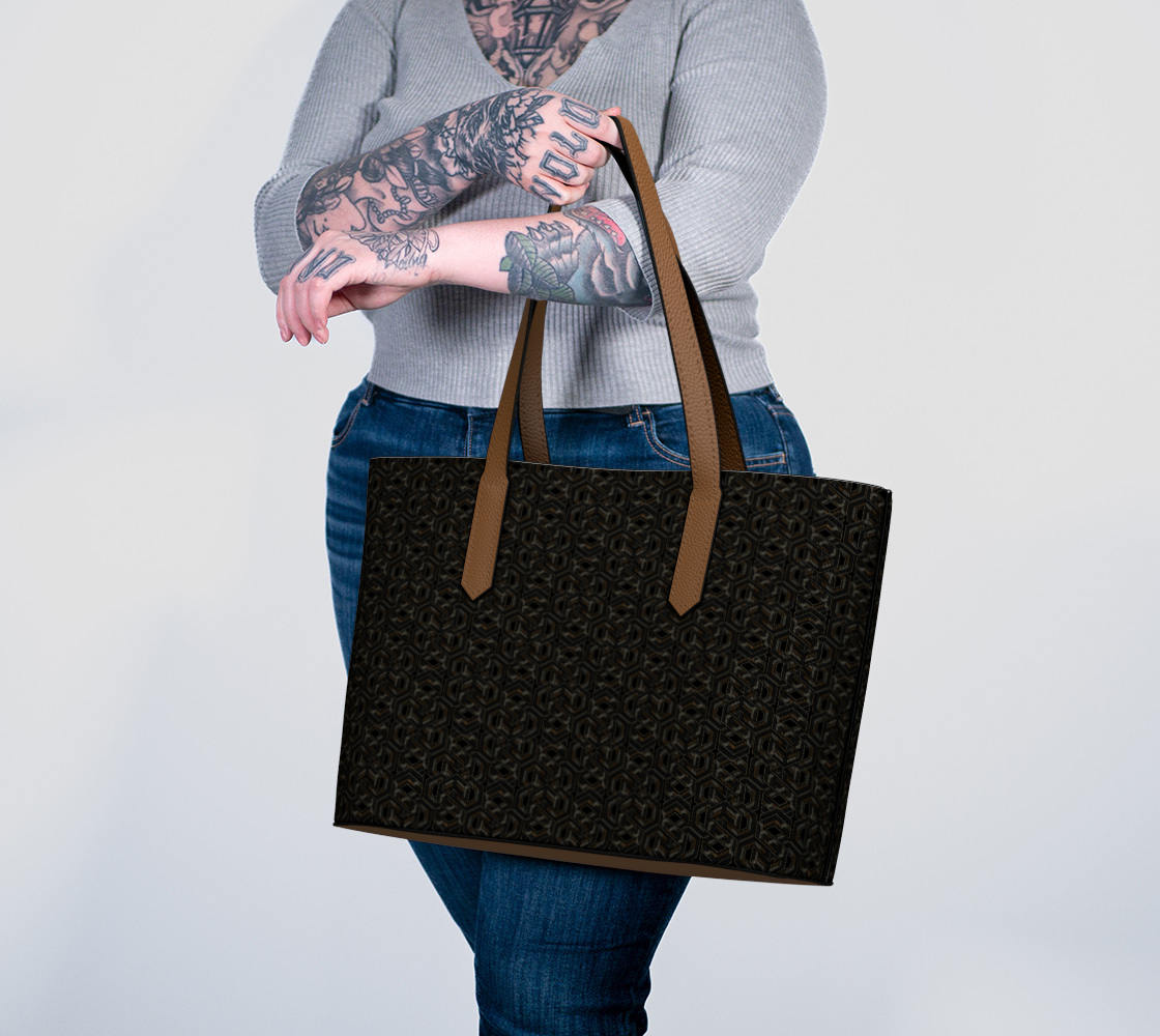 Black Vegan tote