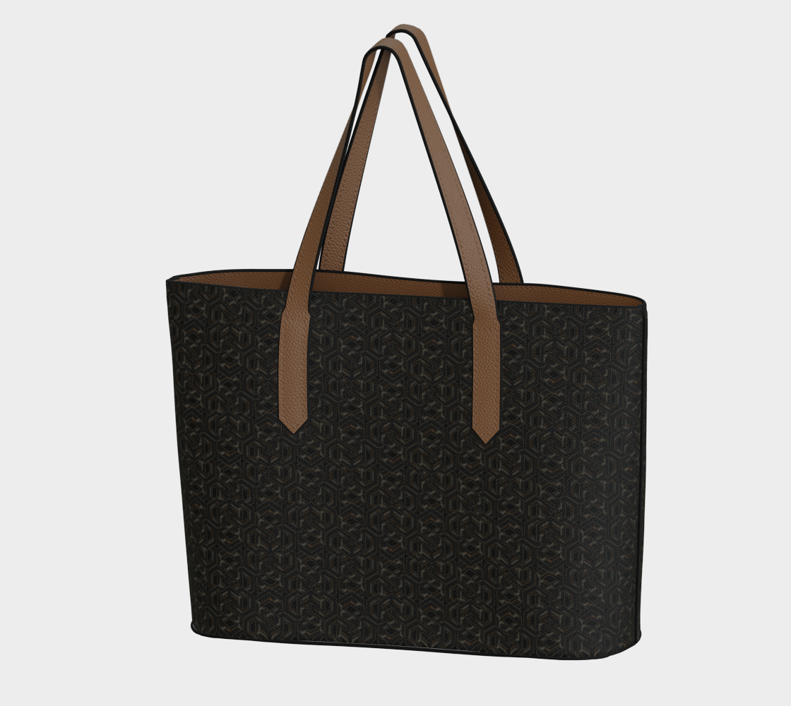 Black Vegan tote