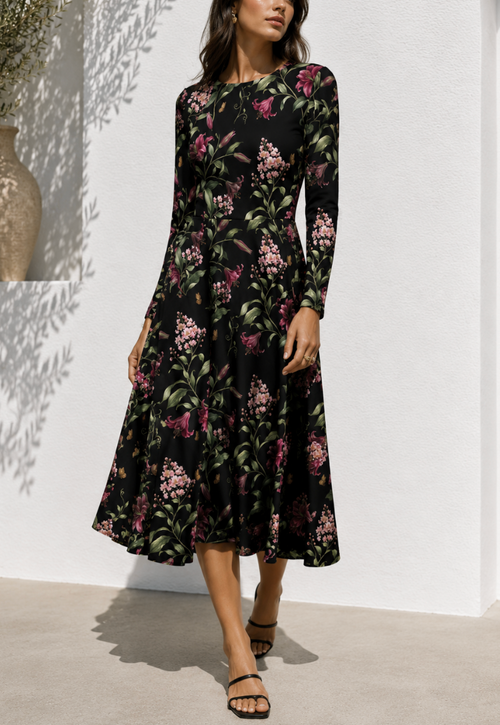 lily long sleeve midi dress Buy Boden Green Lily Long Sleeve Midi Dress from Next USA