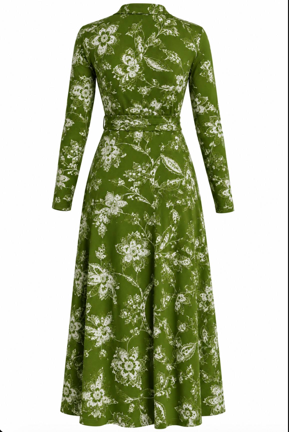 Indiska in Green Designer Wrap Dress