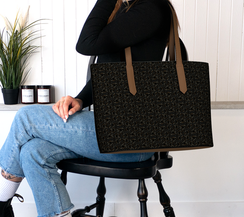 Black Vegan tote